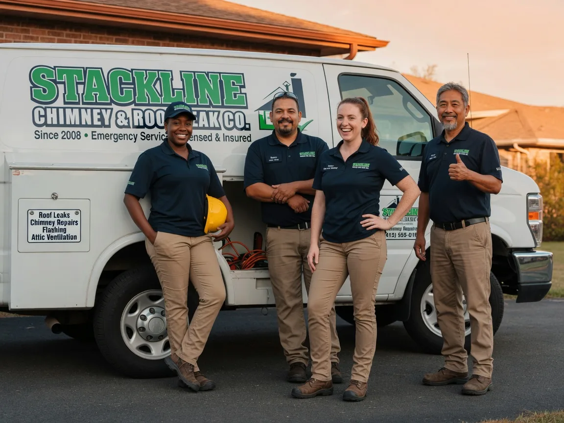 Chimney flashing repair company in Zionville, NC